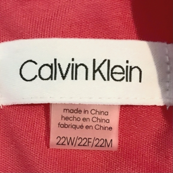 New Calvin Klein Coral Gown NWT - Picture 3 of 9